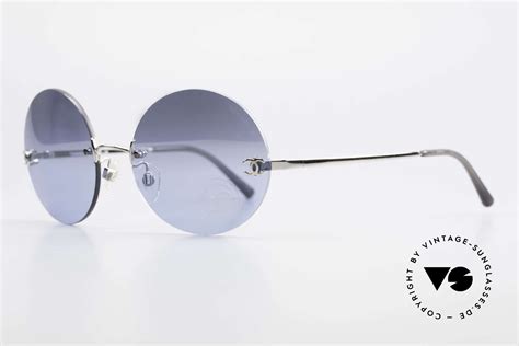 chanel round sunglasses 2015|chanel frameless sunglasses.